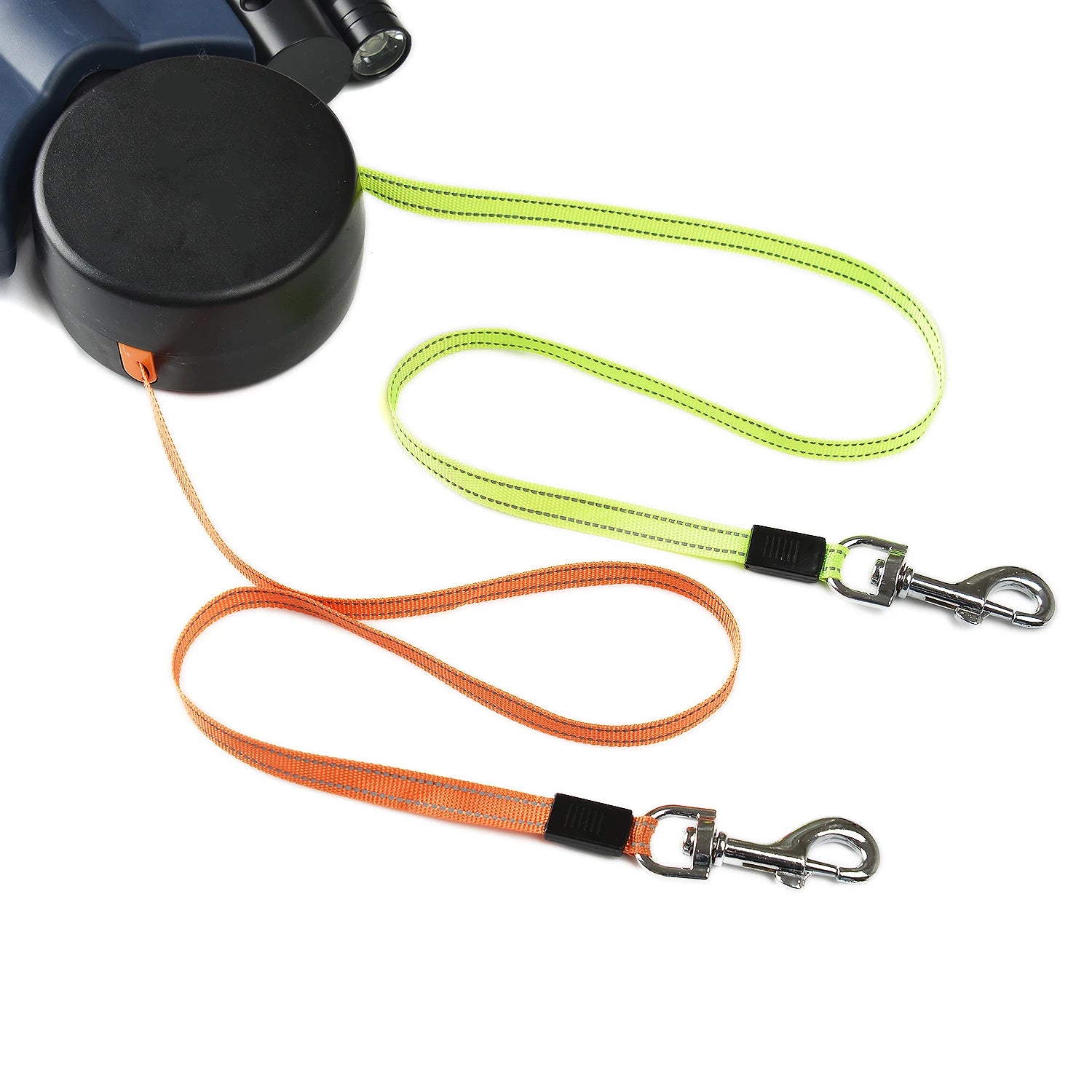 360 Swivel No Tangle Double Dog Walking Leash With Lights