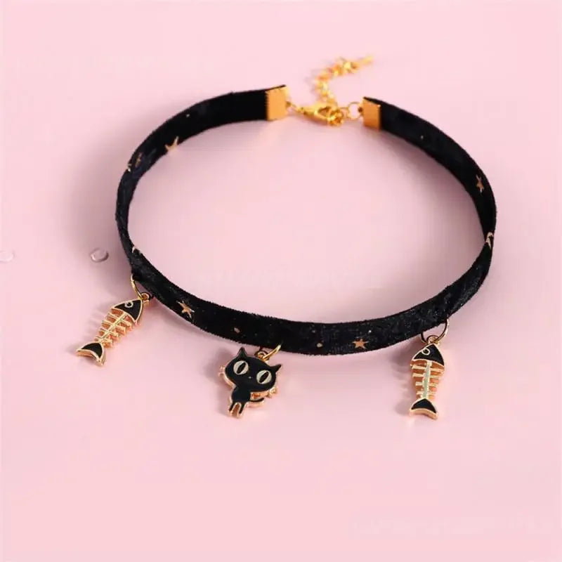 4PCS Cat Collar Necklace