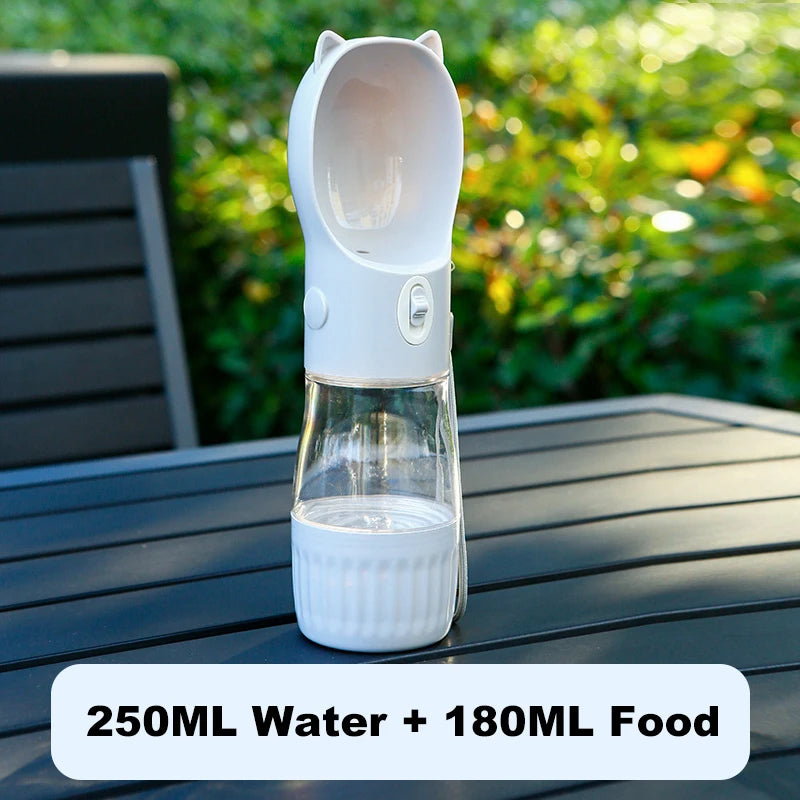 Portable Dog Water Bottle With Food