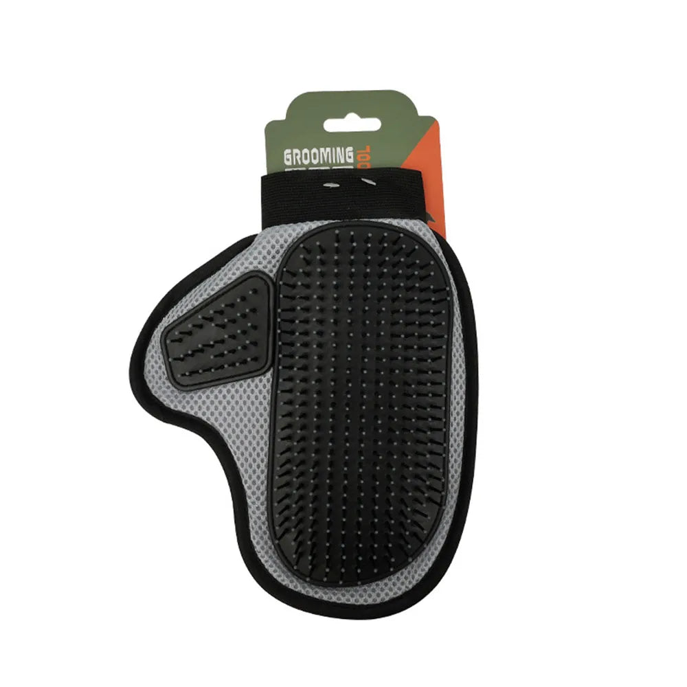 Pet Bath Massage Glove & Hair Remover Comb