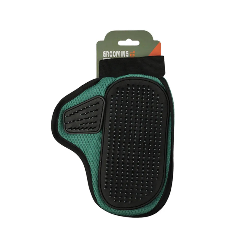 Pet Bath Massage Glove & Hair Remover Comb