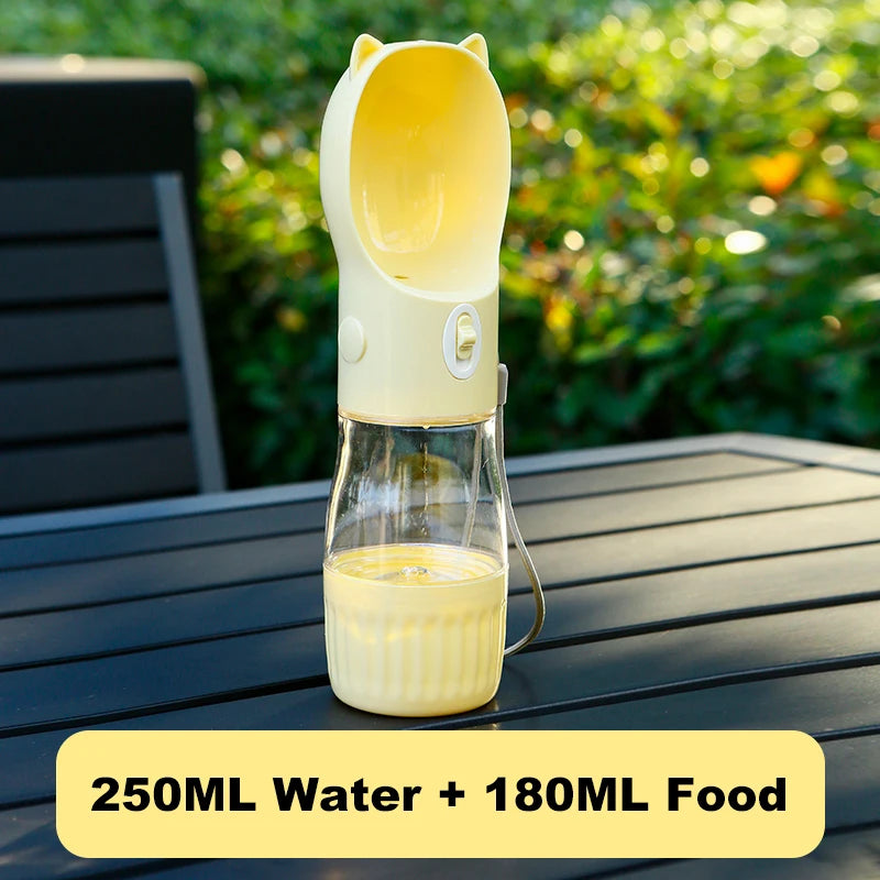 Portable Dog Water Bottle With Food