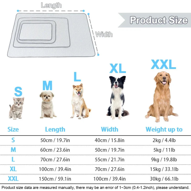 Dog Cooling Mat Summer